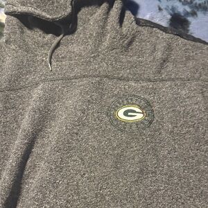 Gray Hooded Men Sweater